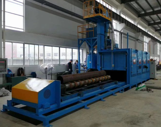 渝北喷砂机在管道除锈中的现场施工应用