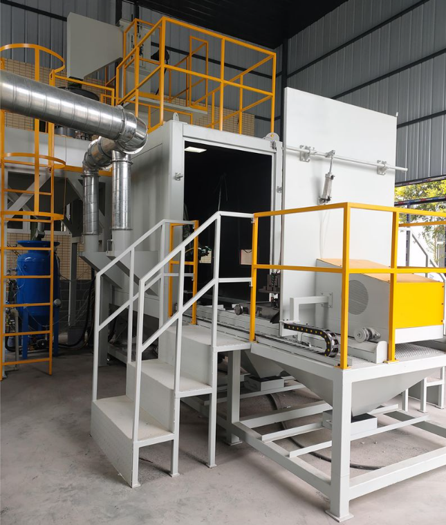 渝北全自动喷砂机 实现无人化高效生产