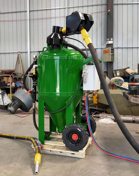 渝北移动式喷砂机 户外施工效率翻倍