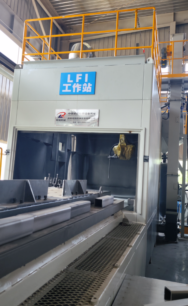 渝北喷砂机自动化改造 提升生产线产能